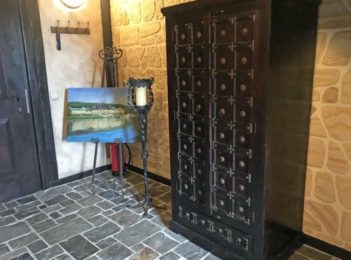 Fewo Turmzimmer Im Rittergut Leppersdorf Bei Dresden Exteriör bild